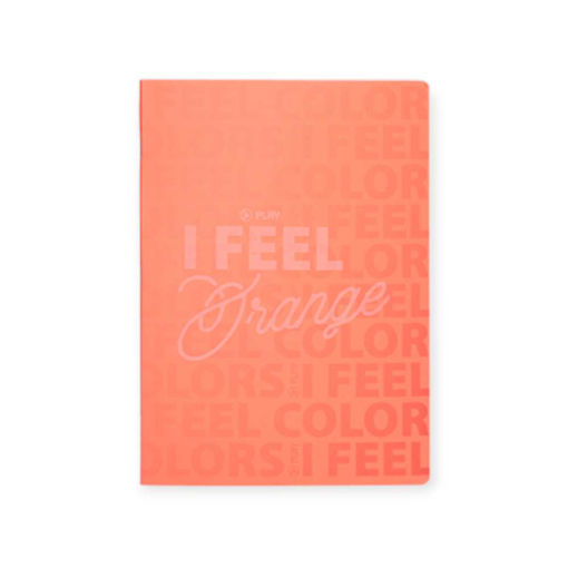 Picture of A5 I FEEL COLOUR LINED NOTEBOOK ORANGE 40 PGS